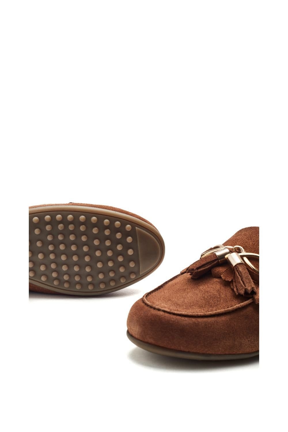 Moda in Pelle Moda In Pelle Women's 'Essana' Suede Loafers in Tan - 4