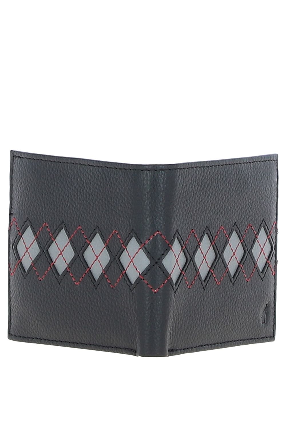 Gabicci GABICCI Men's '305' Real Leather Wallet & Key Ring Gift Set in Black - 3