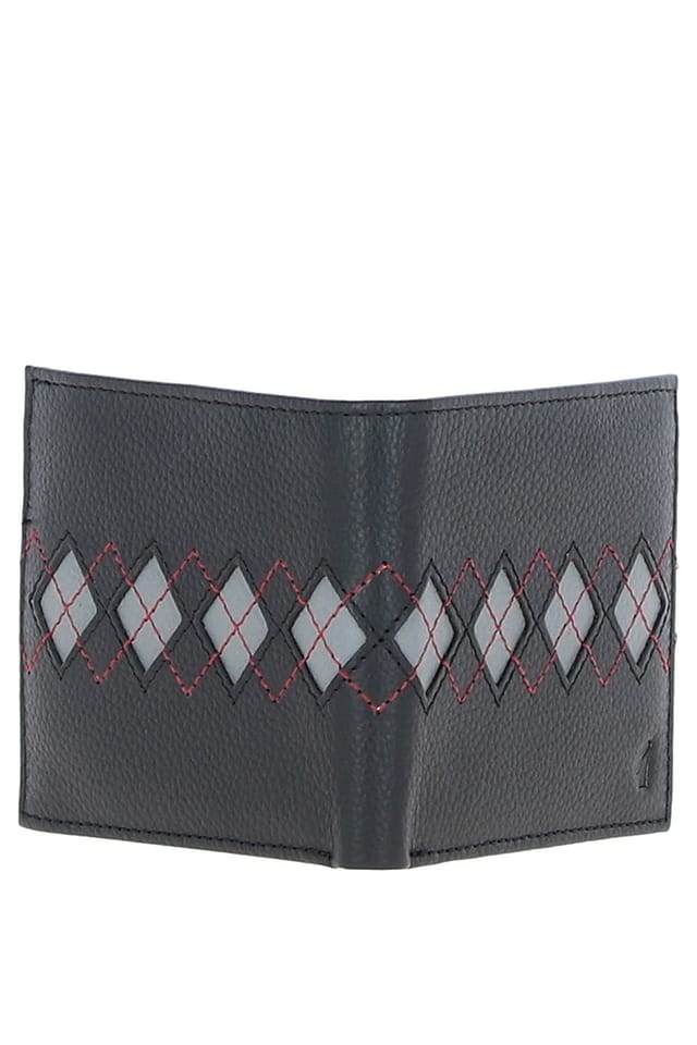 Gabicci GABICCI Men's '305' Real Leather Wallet & Key Ring Gift Set in Black - 3