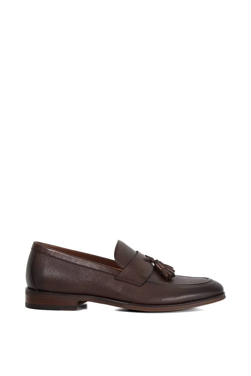 Dune London Dune London Men's 'Showman' Leather Loafers in Brown - 1