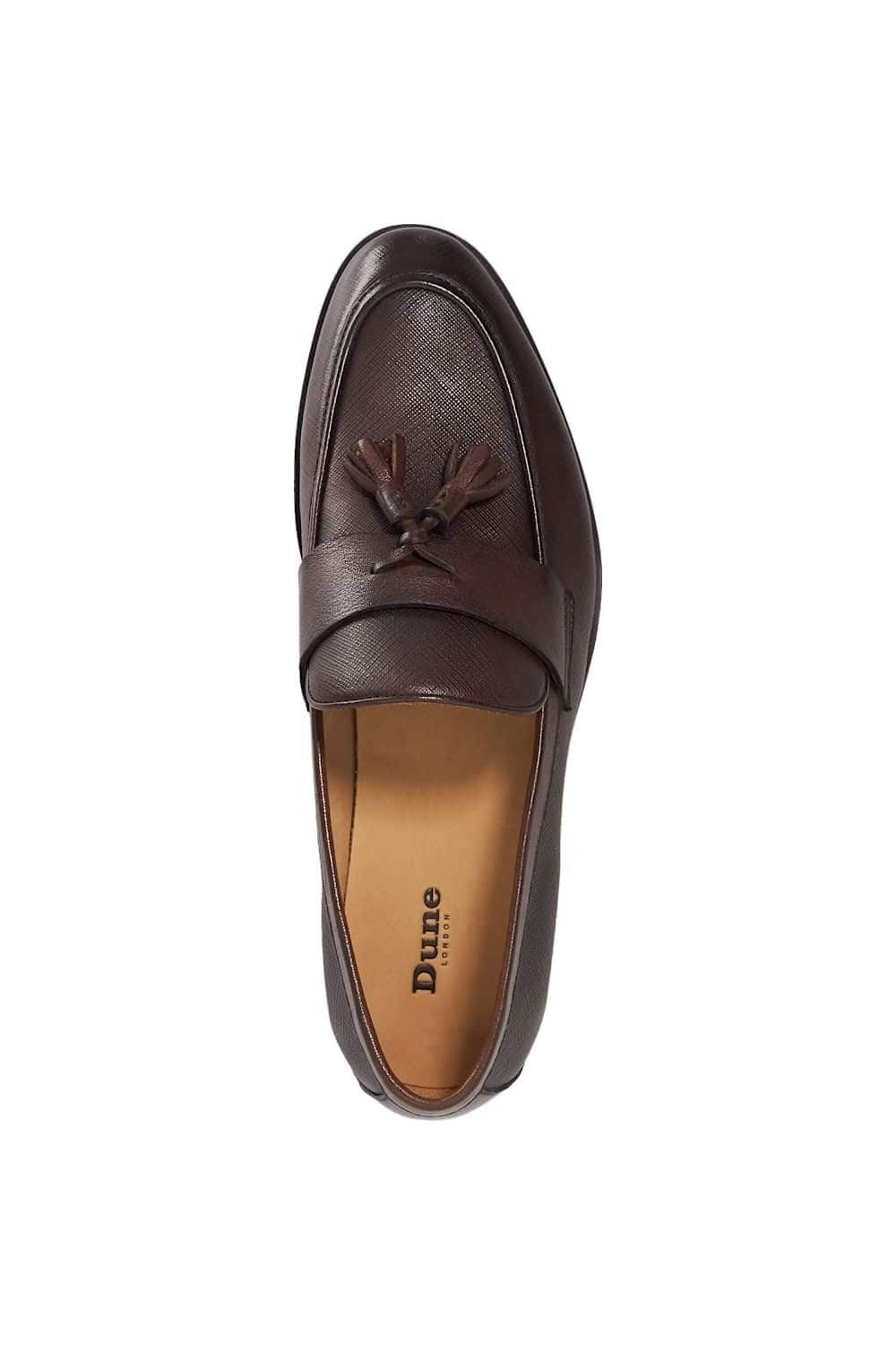 Dune London Dune London Men's 'Showman' Leather Loafers in Brown - 4