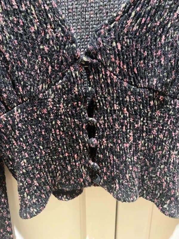 Bershka Bershka Cropped v neck top