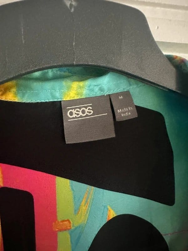 ASOS Multi-Colour Printed Silk Shirt