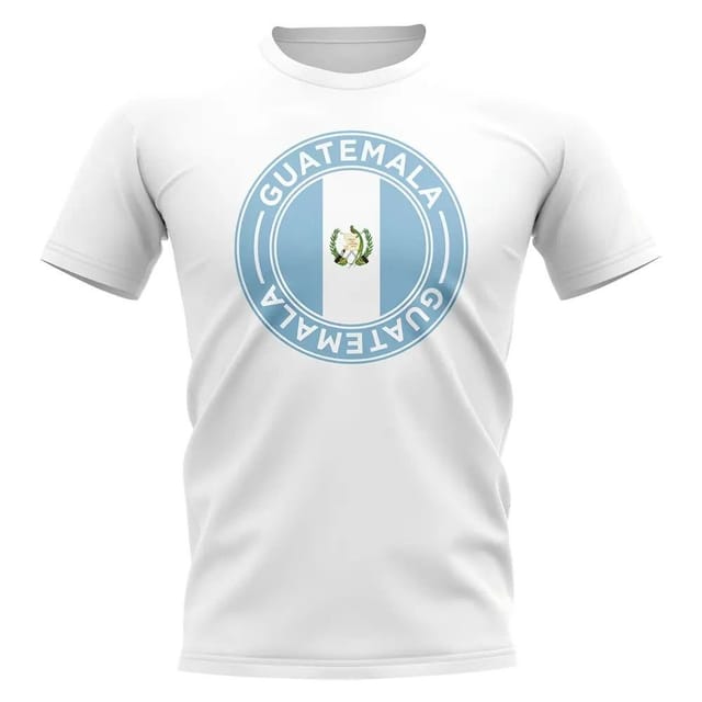 Guatemala Guatemala Men's Personalised Football Badge T-Shirt in White - 2