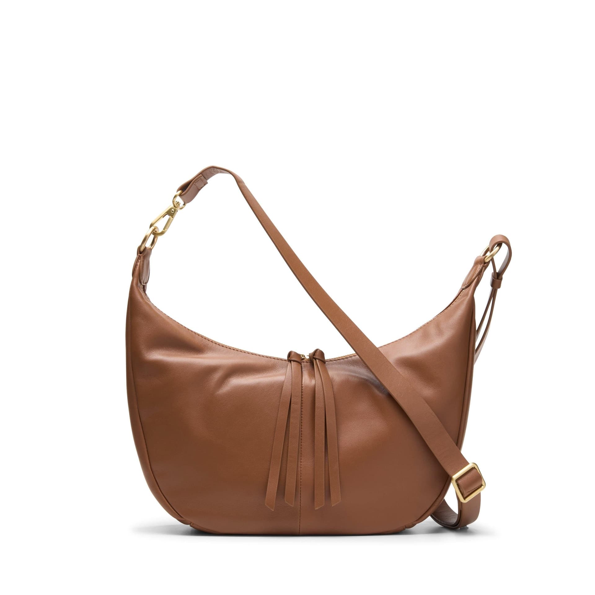 Clarks Clarks Women's Willow Moon Tan Leather Shoulder Bag