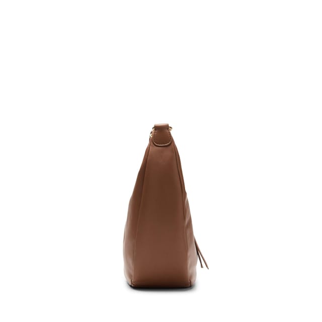 Clarks Clarks Women's Willow Moon Tan Leather Shoulder Bag, Cross Body Bag in Brown - 3