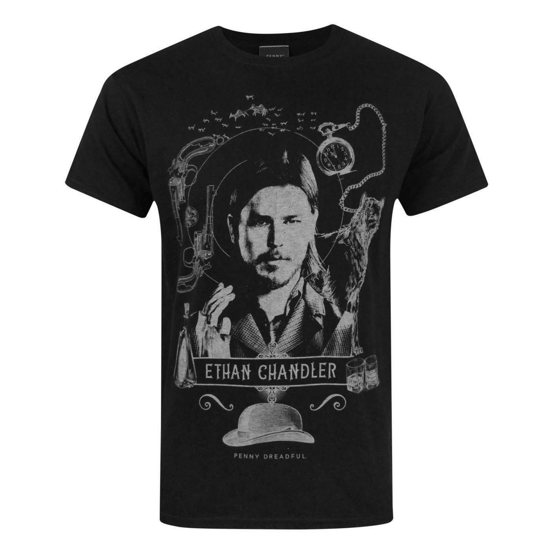 Penny Dreadful Penny Dreadful Men's Short Sleeved T-Shirt | Black | Official Merch