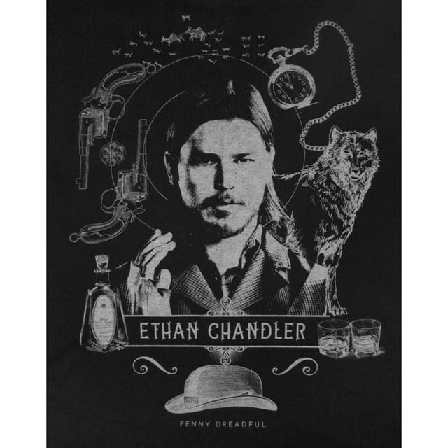 Penny Dreadful Penny Dreadful Men's Short Sleeved T-Shirt | Black | Official Merch - 2