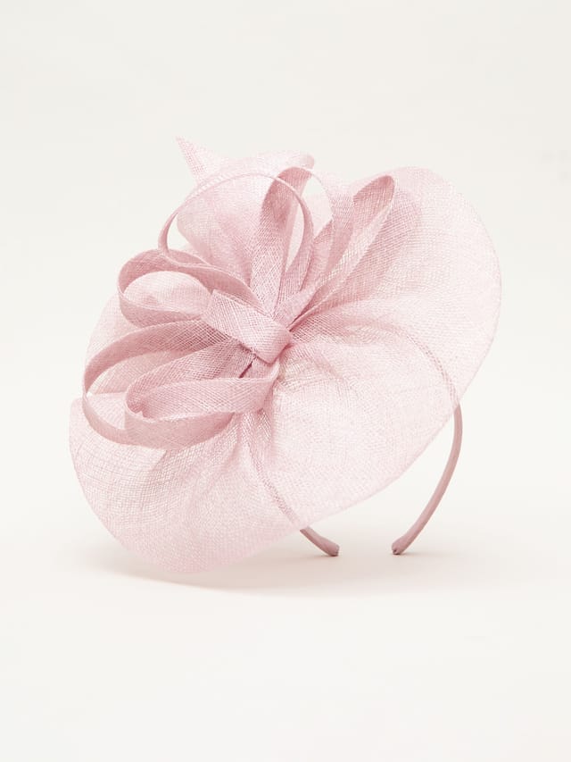 Phase Eight Phase Eight Women's Twist Detail Freeform Fascinator in Dusty Pink - 2