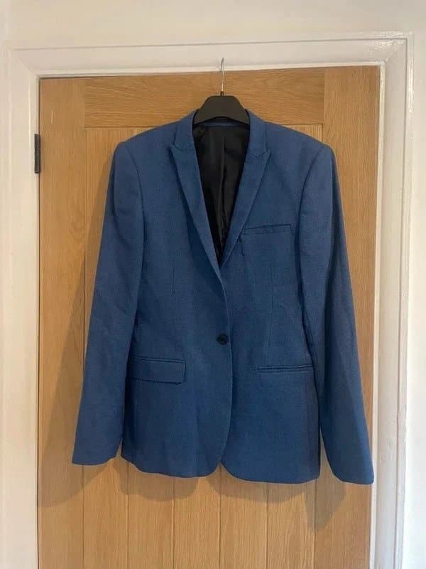 ASOS Men’s ASOS  Navy Blue Suit Jacket and Trousers