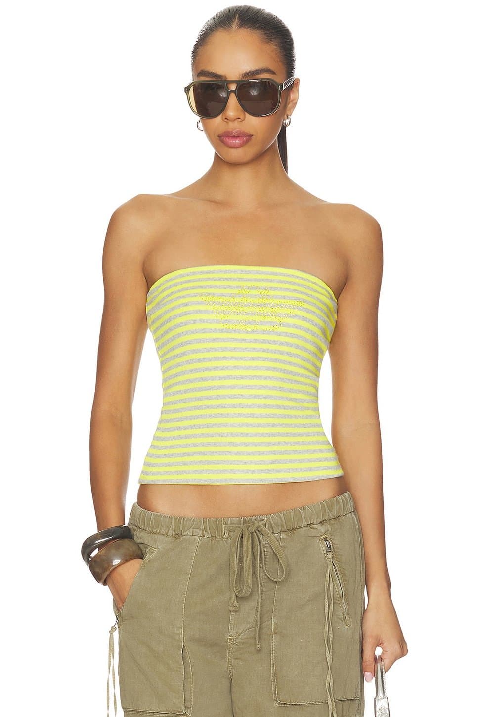 revolve Striped Candyqueen Tube Top