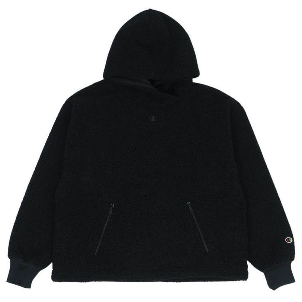 Champion Champion Women's Branded Sleeve Hoodie in Black
