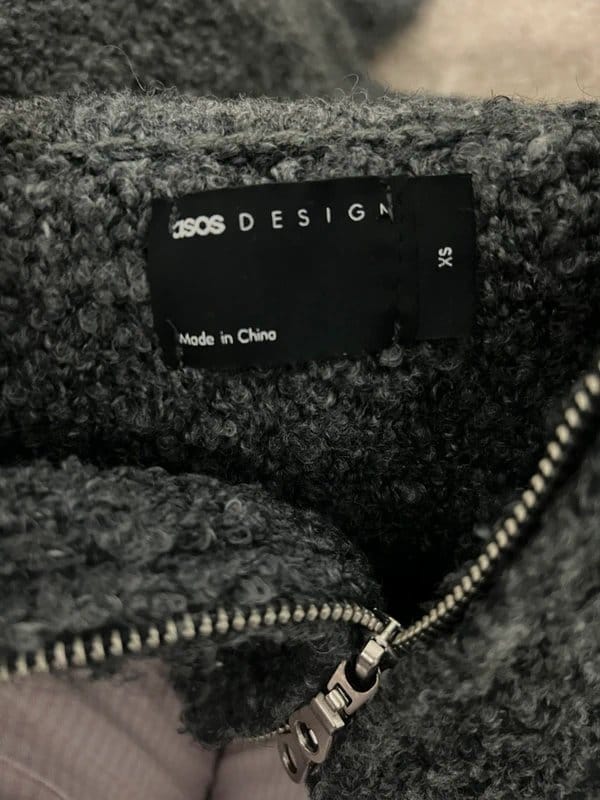 ASOS Grey Crochet Jumper