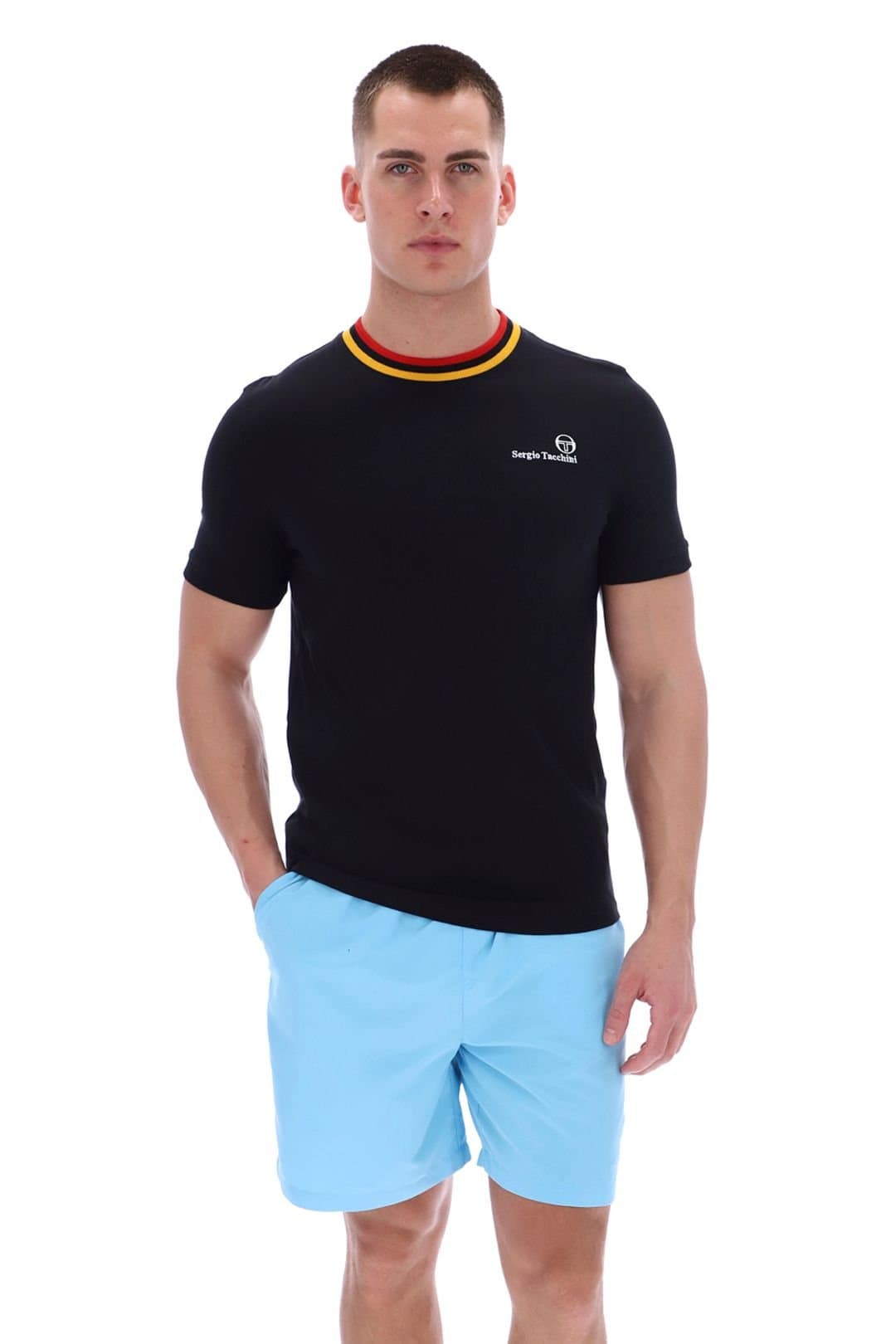 Sergio Tacchini Sergio Tacchini Men's Rainer FC T-Shirt Black