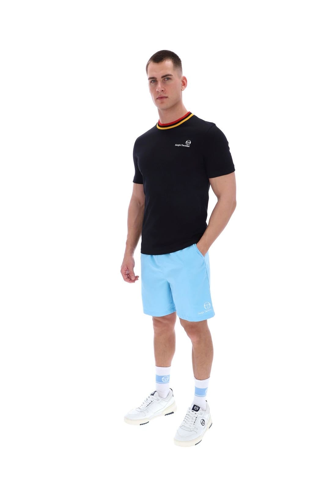 Sergio Tacchini Sergio Tacchini Men's Rainer FC T-Shirt Black - 4