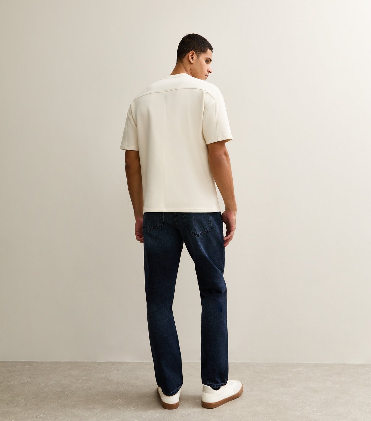 Only and Sons Men's Dark Blue Regular Straight Leg Jeans Only and Sons New Look - 4