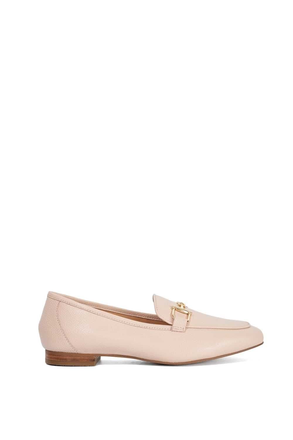 Dune London Dune London Women's 'Grained' Leather Loafers in Natural