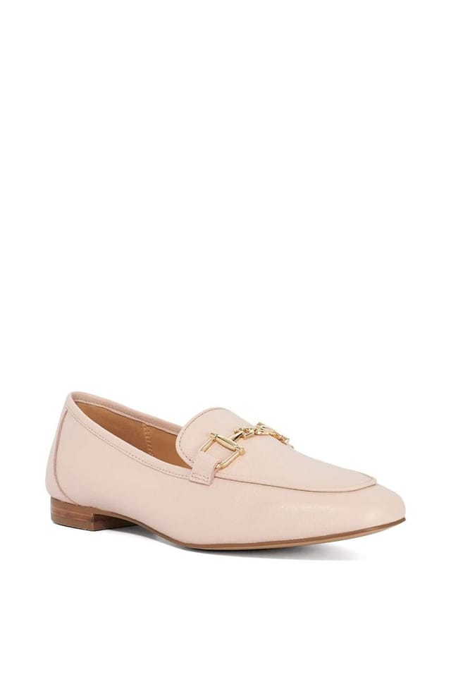 Dune London Dune London Women's 'Grained' Leather Loafers in Natural - 2