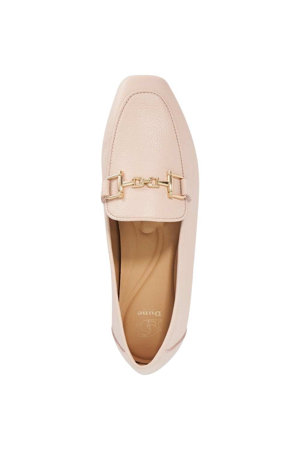 Dune London Dune London Women's 'Grained' Leather Loafers in Natural - 4