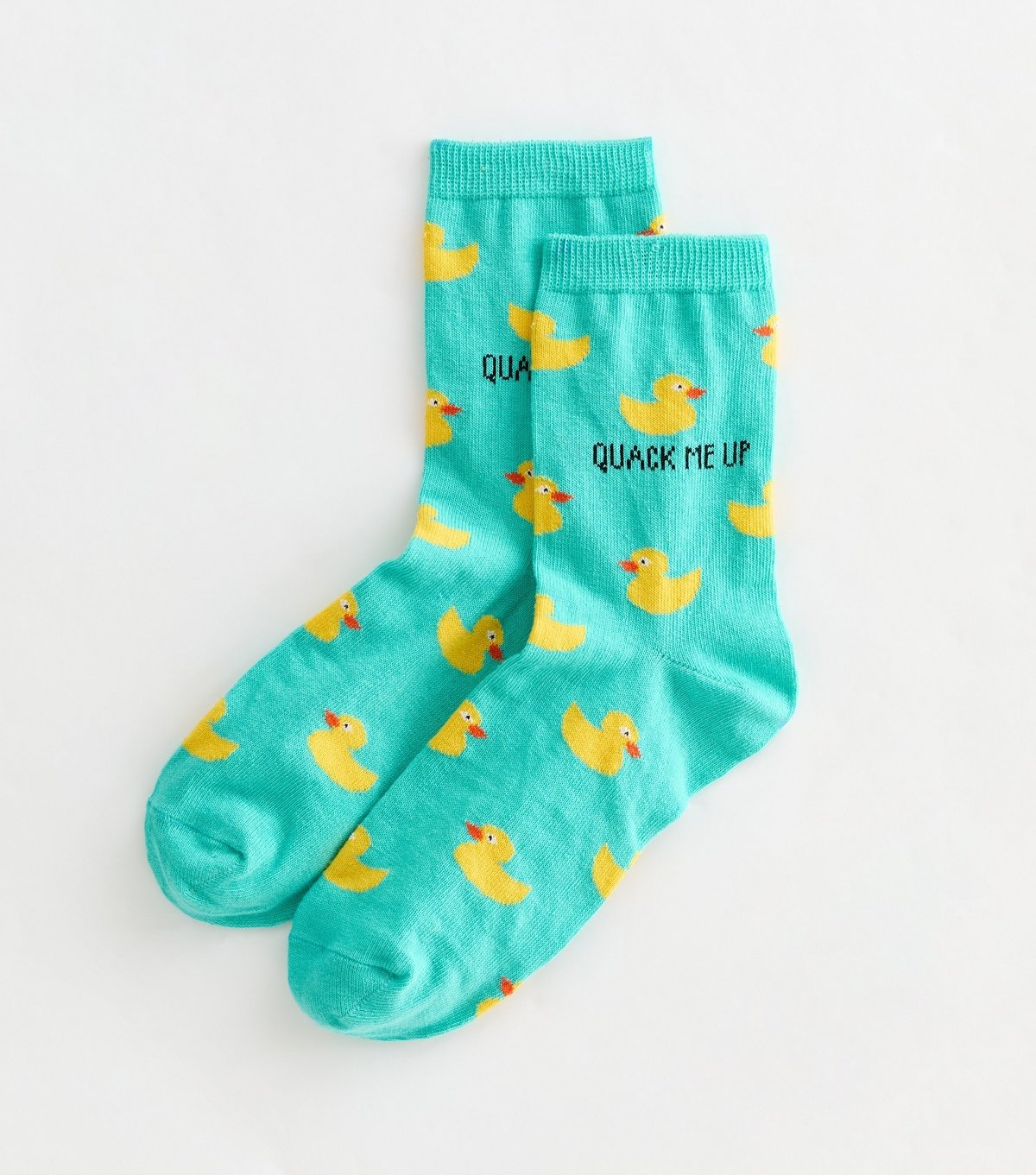 New Look Teal Duck Patterned Ankle Socks New Look - 1