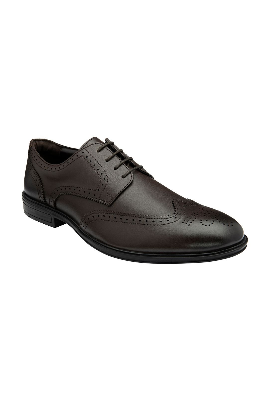 Lotus Lotus Men's Chocolate Brown 'Skipton' Leather Brogues - 3