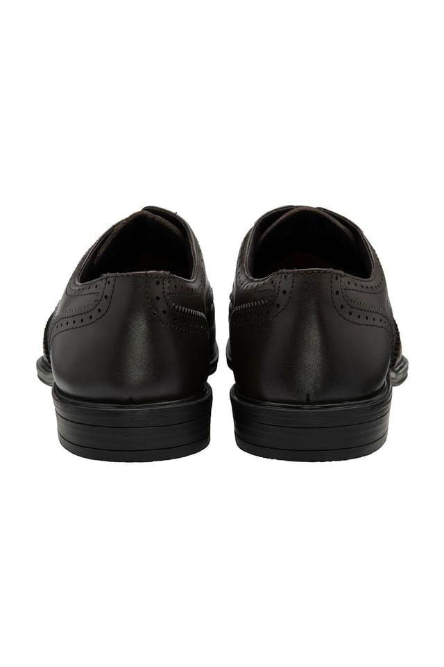 Lotus Lotus Men's Chocolate Brown 'Skipton' Leather Brogues - 3