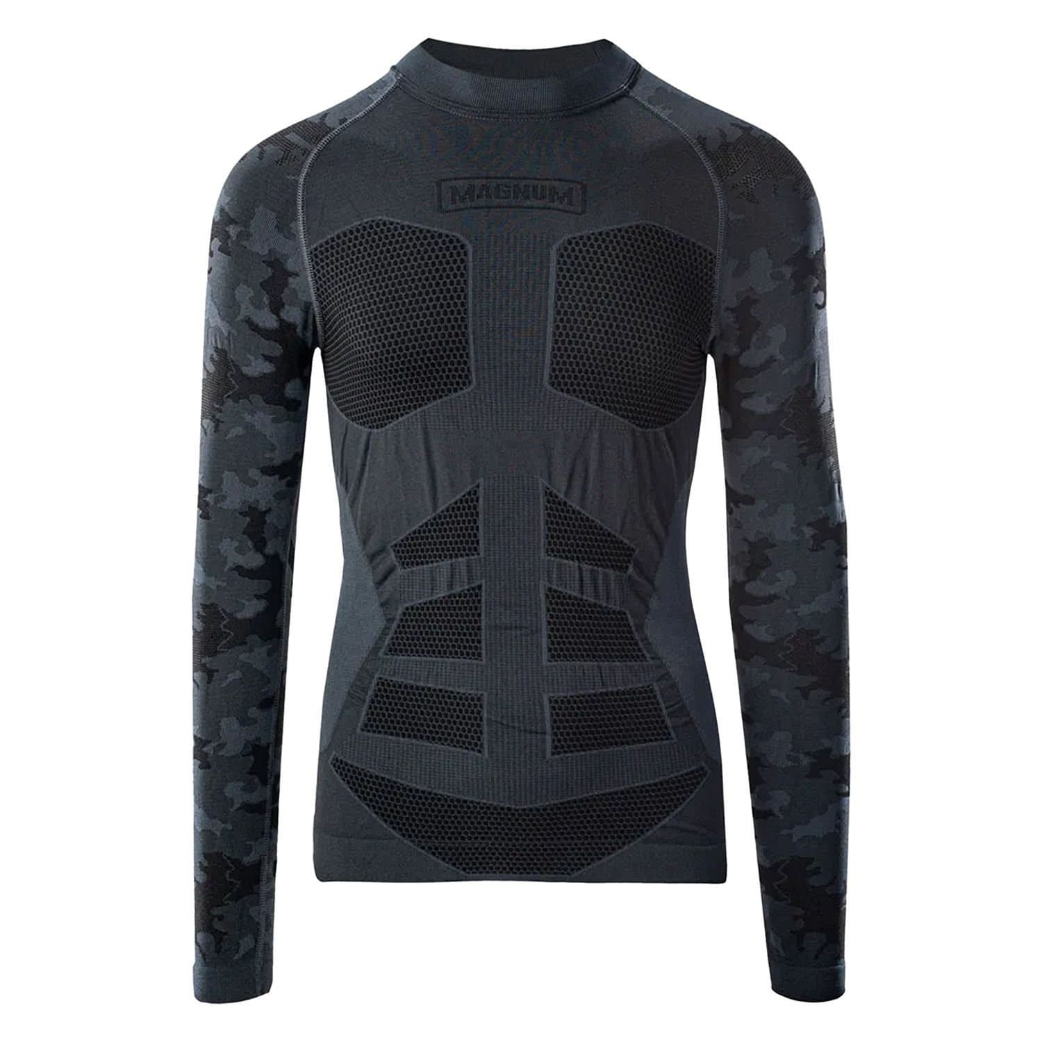 magnum Magnum Men's Camo Thermoactive Base Layer Top in Dark Navy