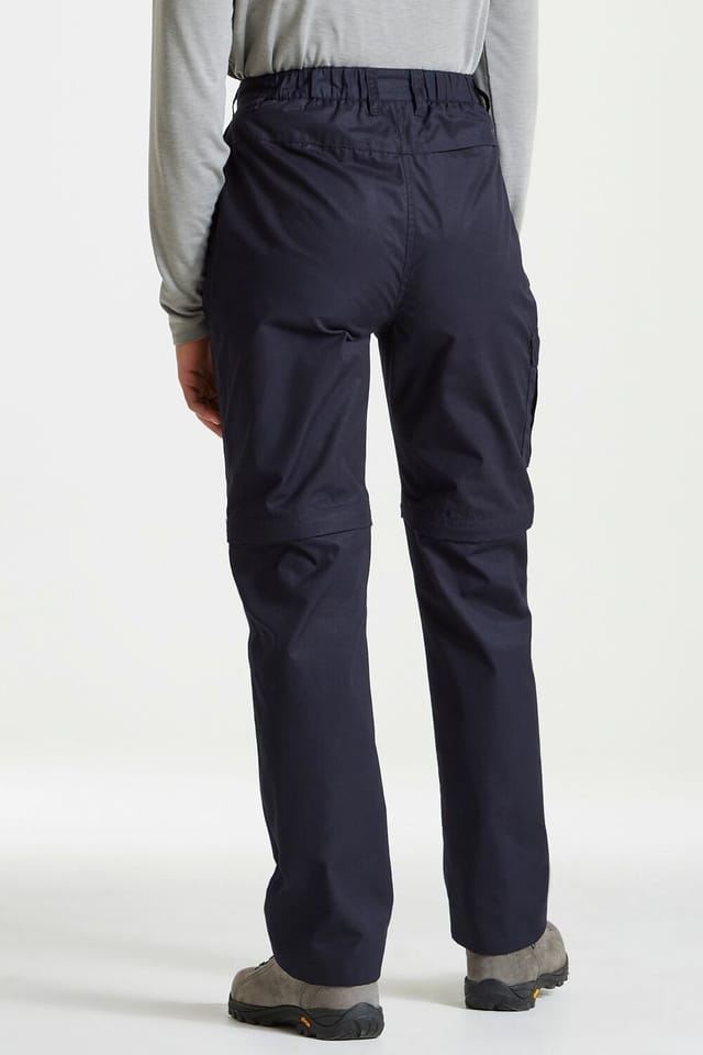 Craghoppers Craghoppers Women's Expert Kiwi Water Repellant Convertible Trousers in Dark Navy - 2