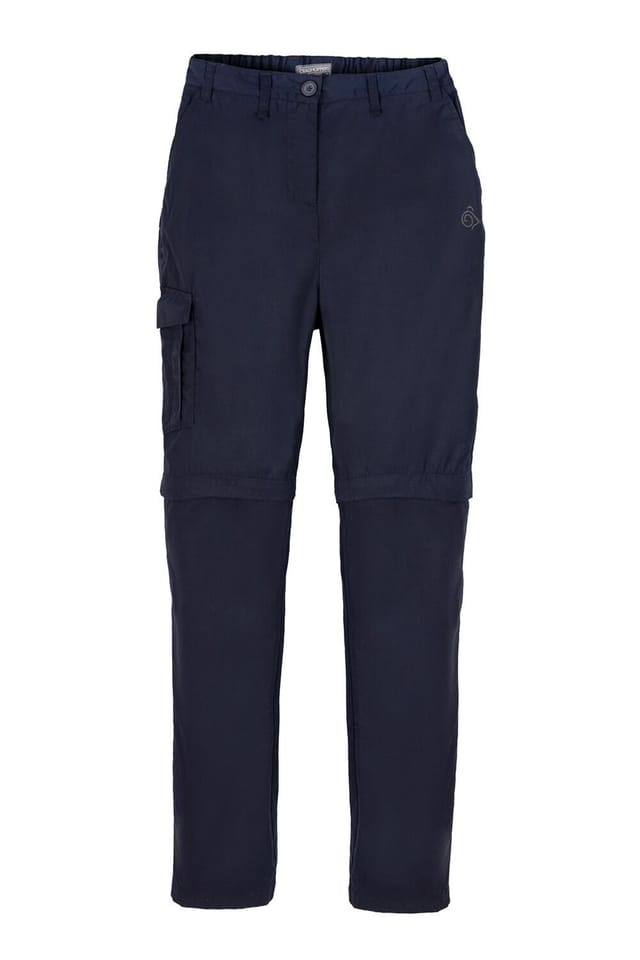 Craghoppers Craghoppers Women's Expert Kiwi Water Repellant Convertible Trousers in Dark Navy - 3