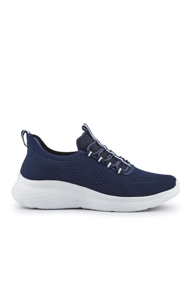 Pavers Pavers Women's Wide Fit Easy Step In Bungee Lace Trainers in Navy - 2