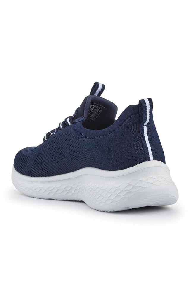 Pavers Pavers Women's Wide Fit Easy Step In Bungee Lace Trainers in Navy - 3