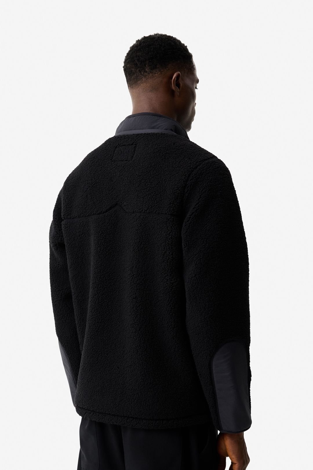 Hunter Hunter Men's Athol Half Zip Borg Fleece Jacket Kambaba in Black - 3