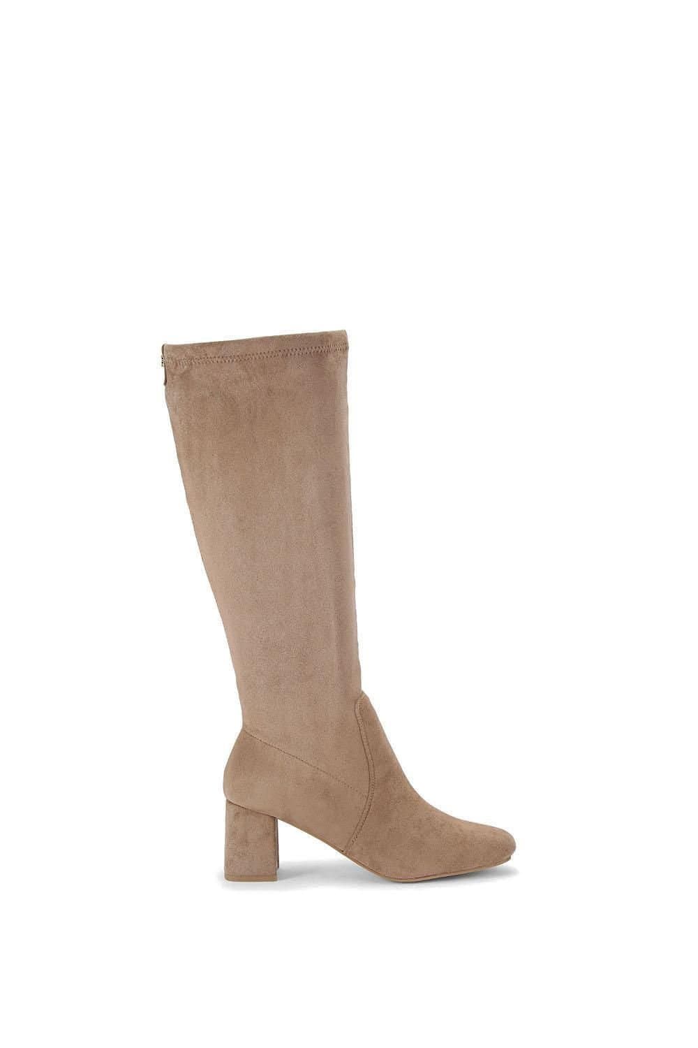 Carvela Carvela Women's 'Corsano Knee' Fabric Boots in Taupe
