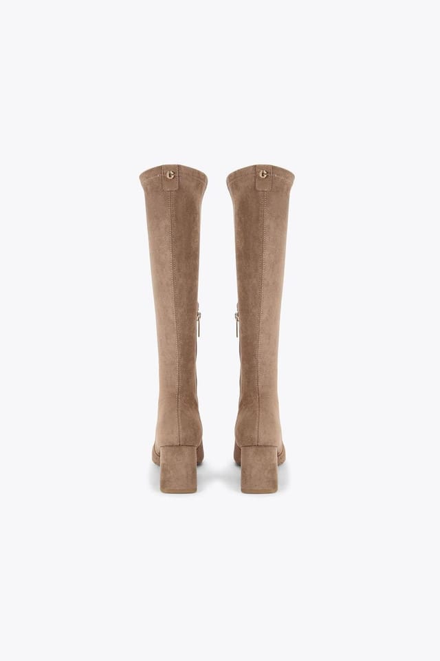 Carvela Carvela Women's 'Corsano Knee' Fabric Boots in Taupe - 3