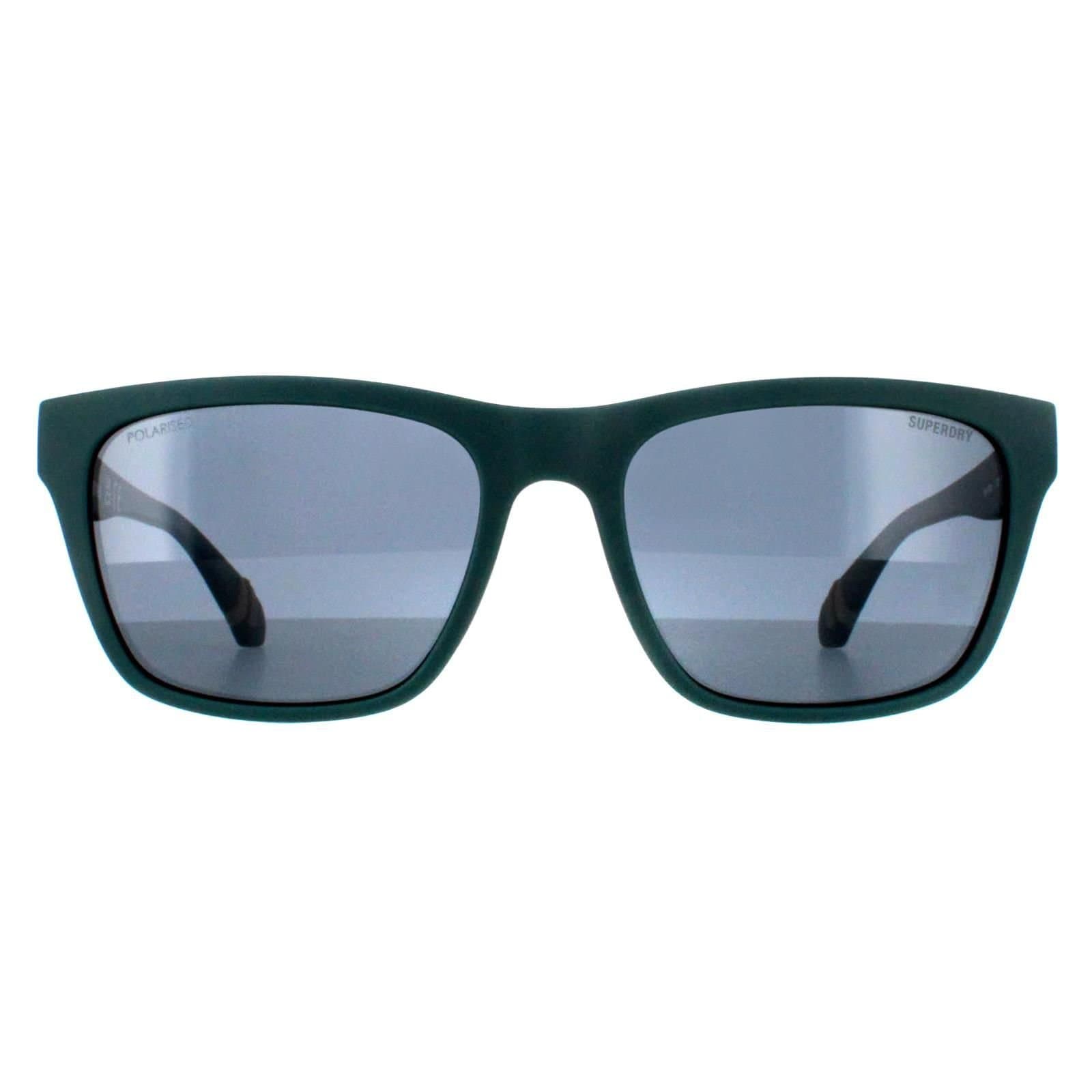 Superdry Superdry Men's Rectangle Green Grey Polarized 5009