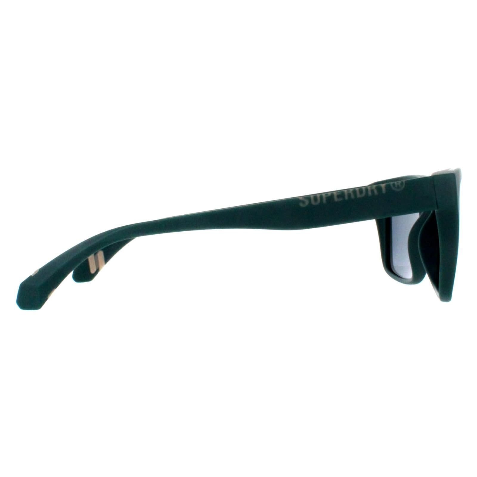 Superdry Superdry Men's Rectangle Green Grey Polarized 5009 - 4