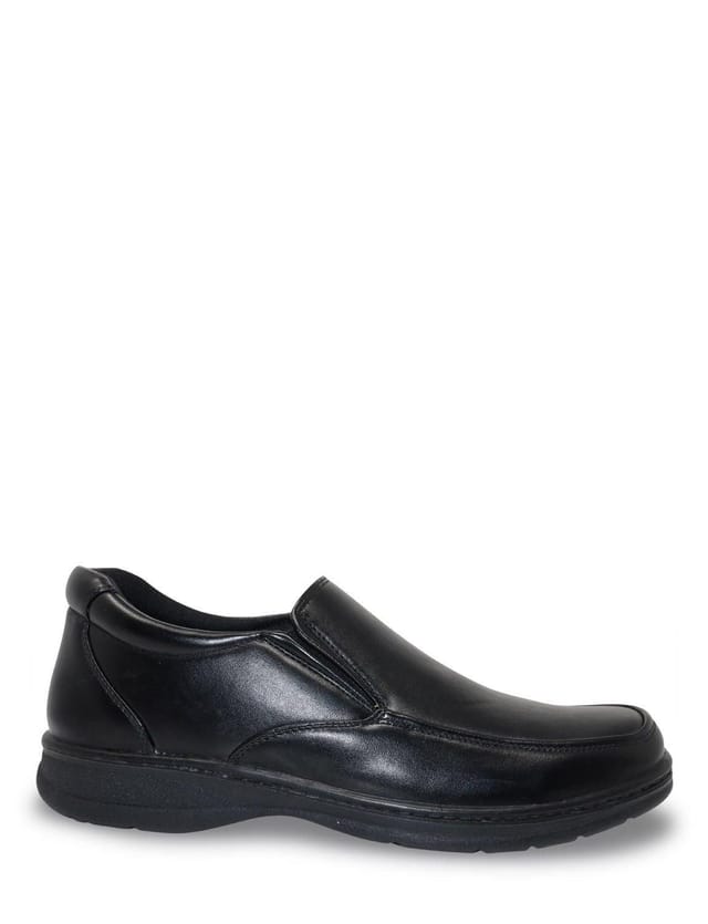 Truflex Truflex Men's Slip On Wide Fit Shoe in Black - 2