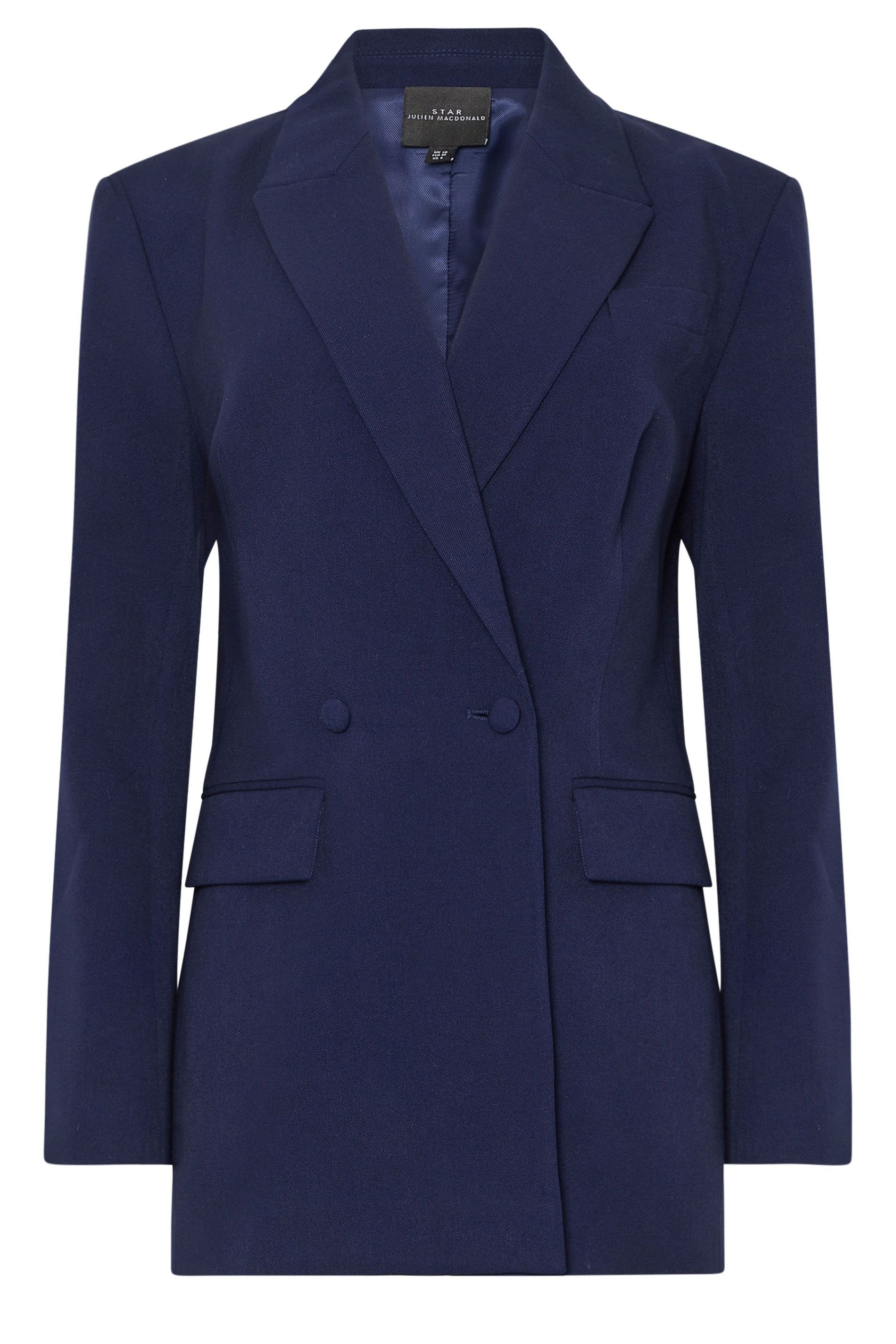 Star By Julien Macdonald Star by Julien Macdonald Women's Tailored Blazer in Dark Navy - 2