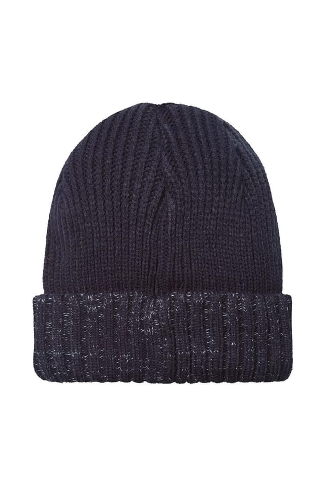 SealSkinz Sealskinz Men's Waterproof Cold Weather Roll Cuff Beanie Hat in Navy - 2