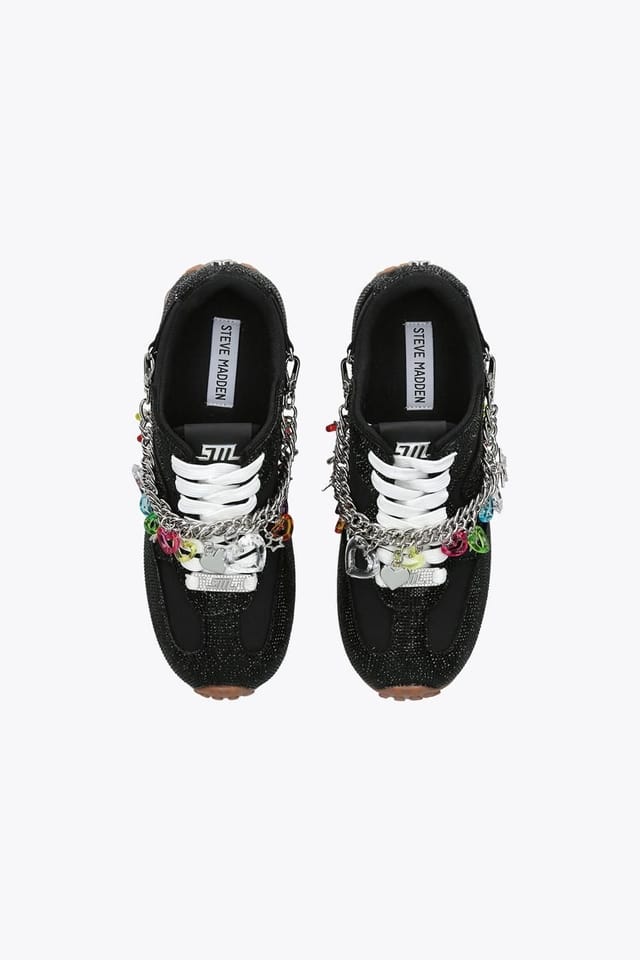 Steve Madden STEVE MADDEN Women's 'Cameos' Trainers in Black - 2
