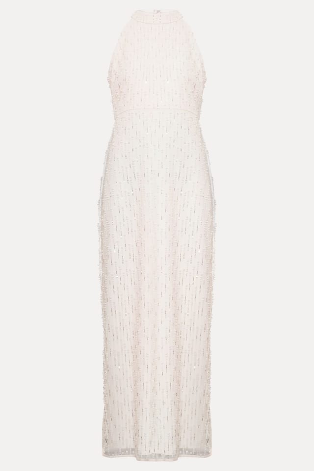 Phase Eight Phase Eight Women's Marie Beaded Dress in Warm White - 2