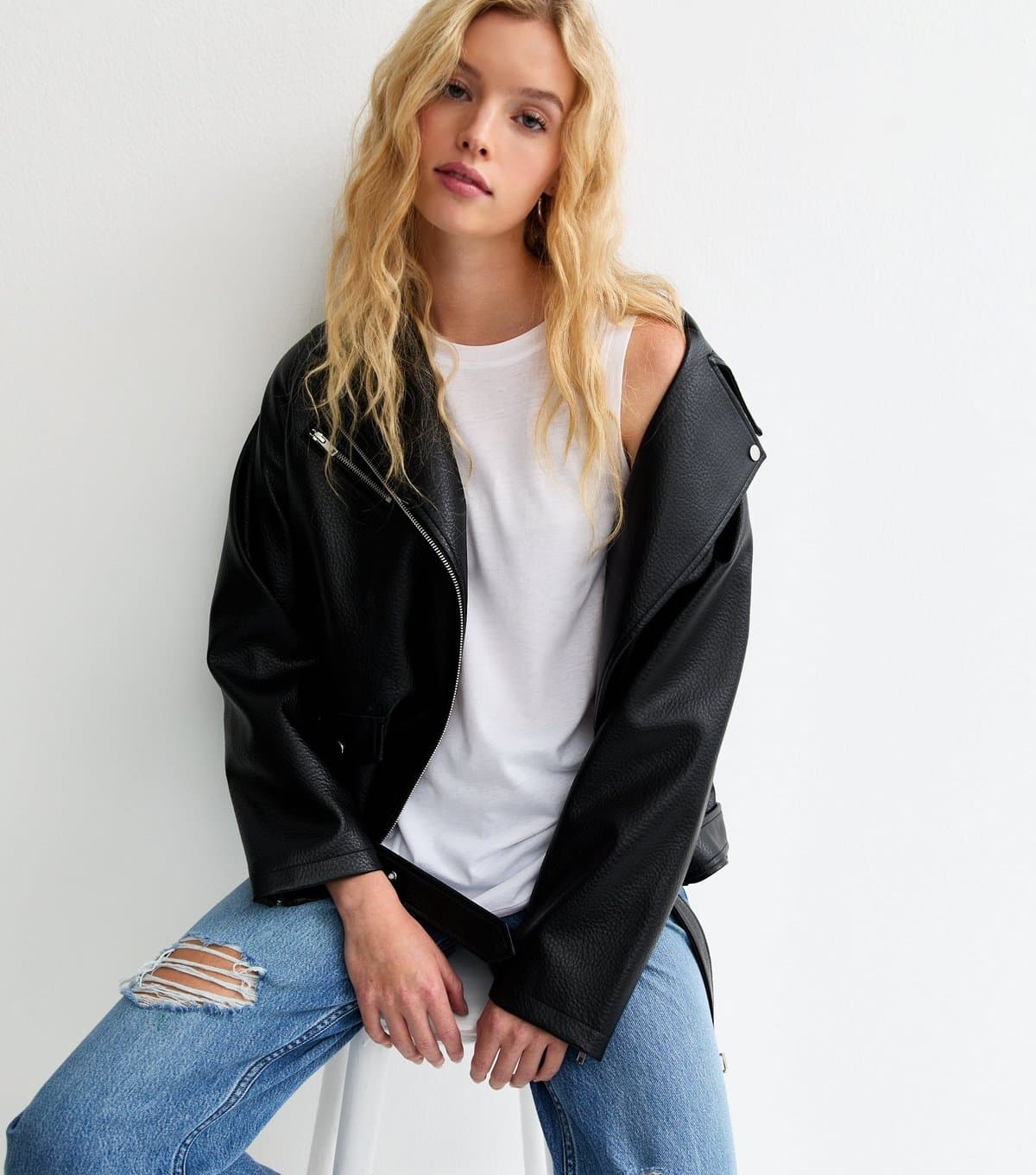 New Look New Look Black Leather Jacket