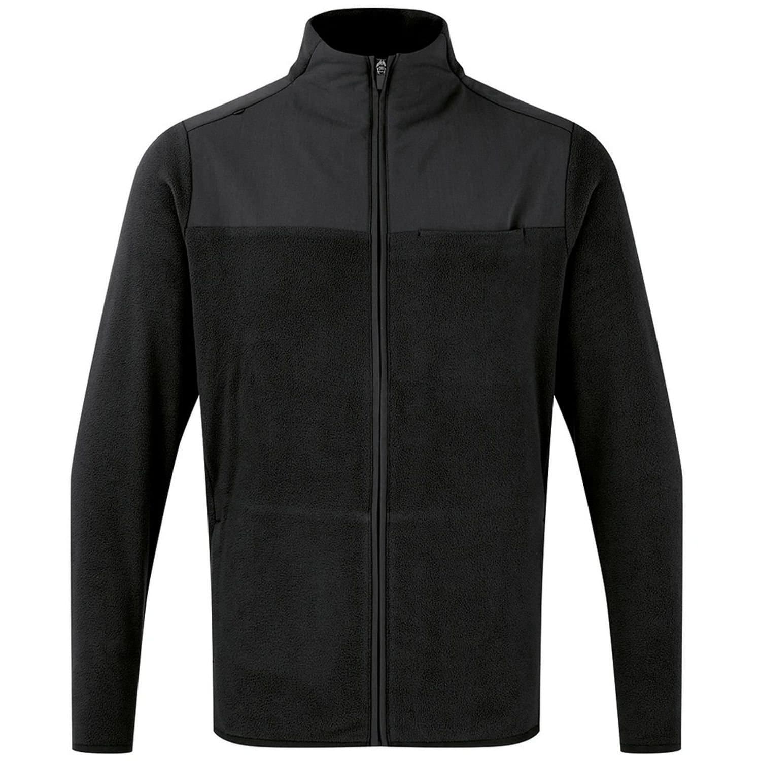 Onna Onna Men's Panelled Fleece Jacket in Black