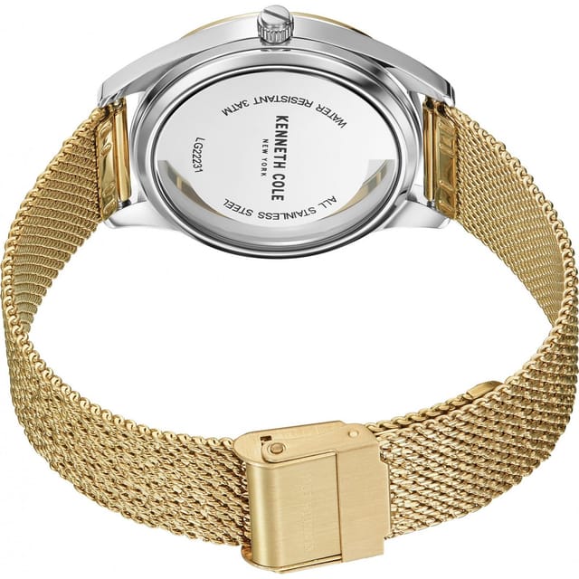 Kenneth Cole Kenneth Cole Women's KCWLG2223101 Classic 36mm Quartz Watch in Gold - 2