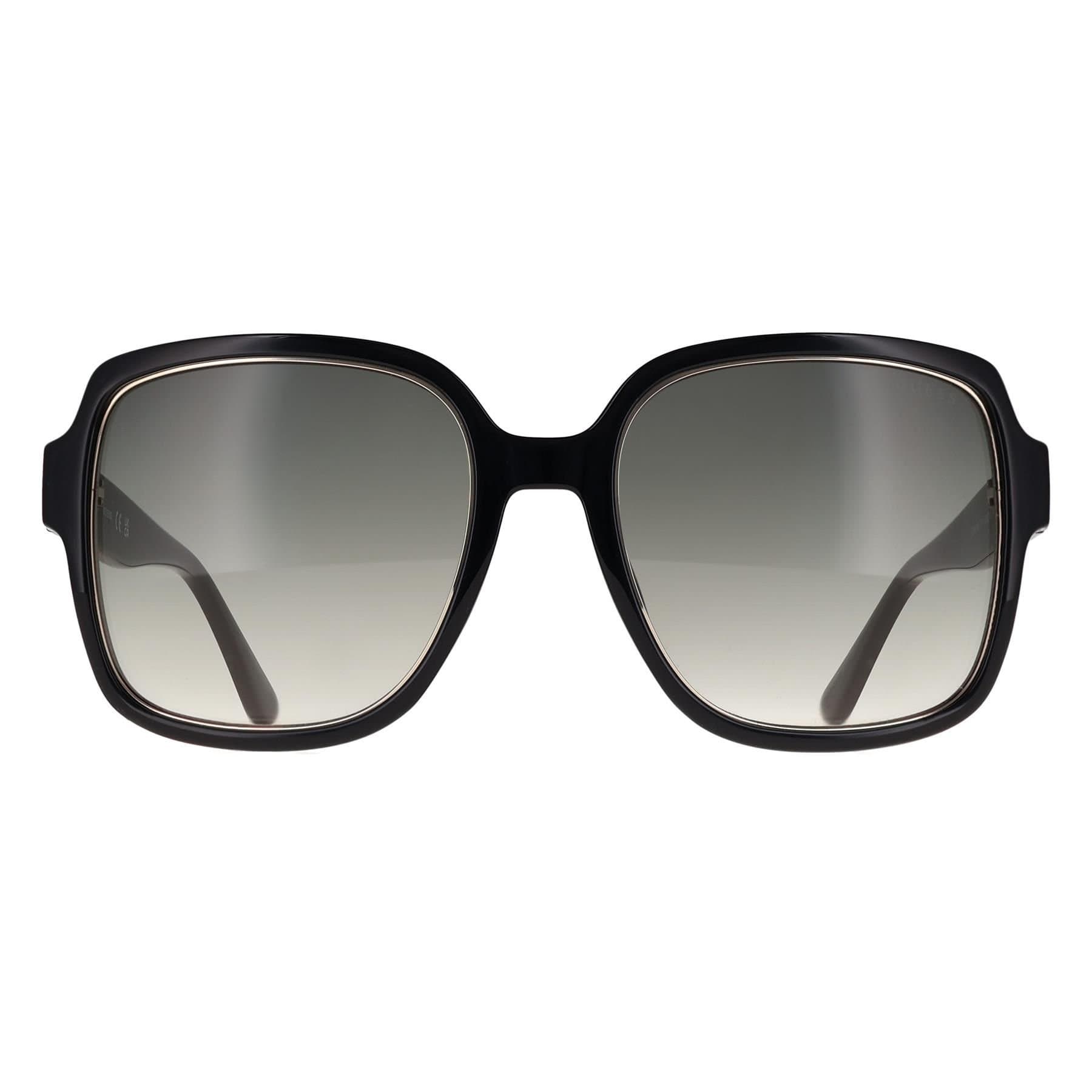 Guess Guess Women's Square Shiny Black Grey Gradient GF6180