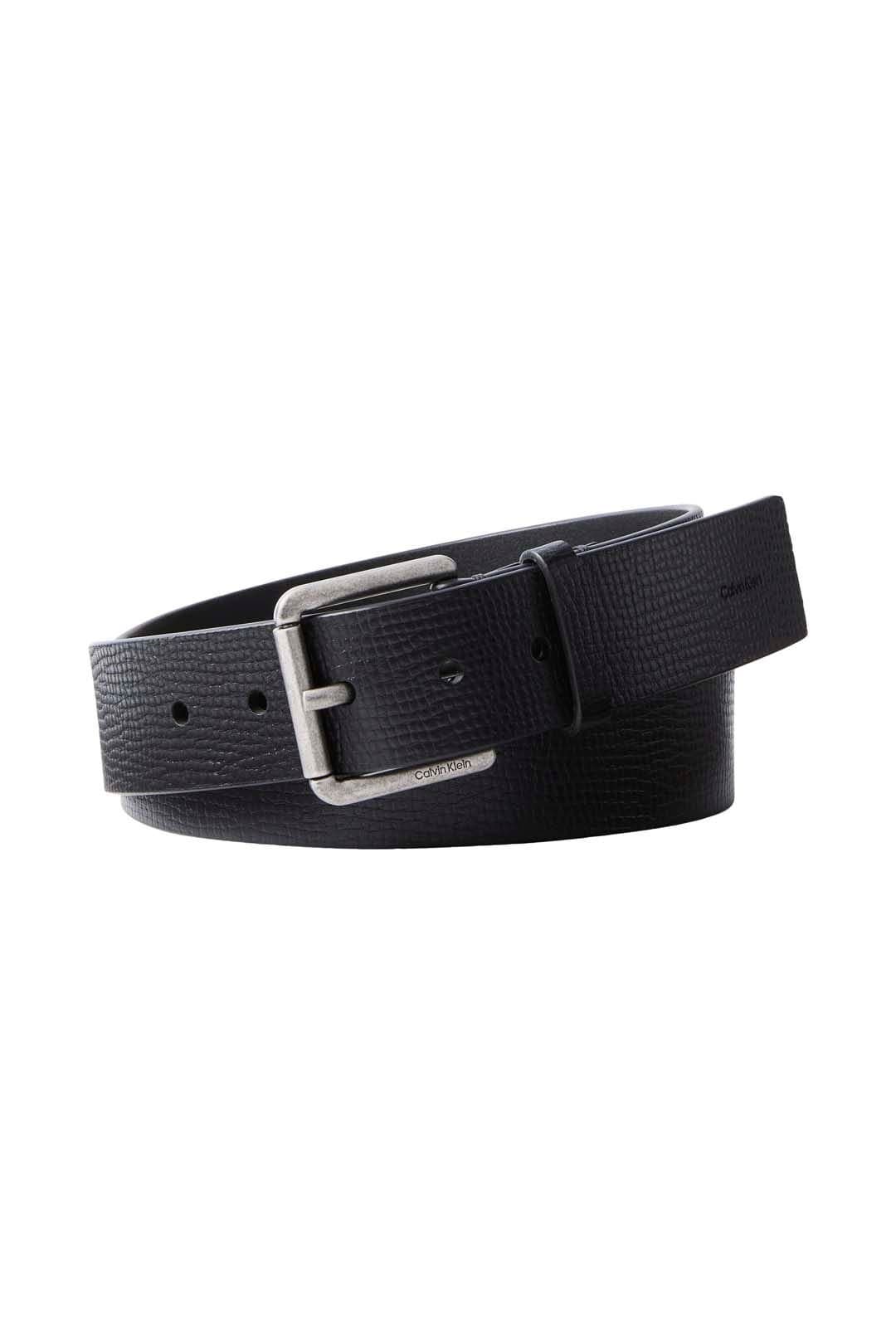 Calvin Klein Calvin Klein Men's Casual Roller Buckle 40Mm Black/Antique Silver in Black