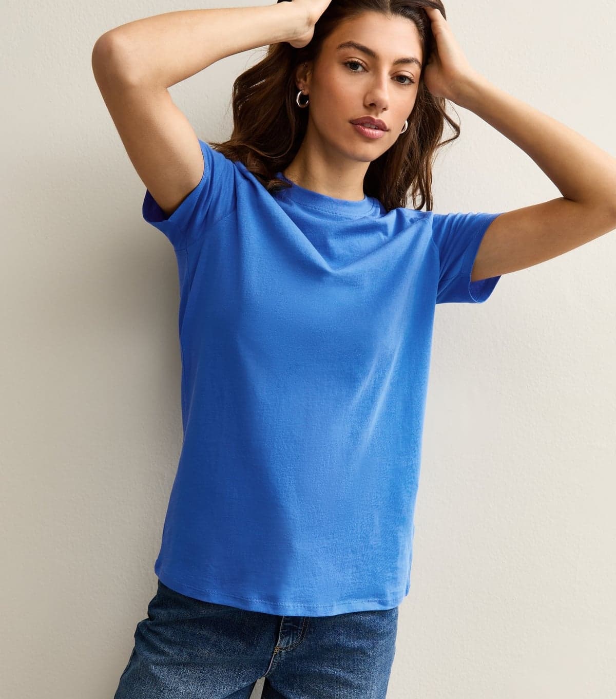 New Look Women's Tall Bright Blue Regular T-Shirt New Look