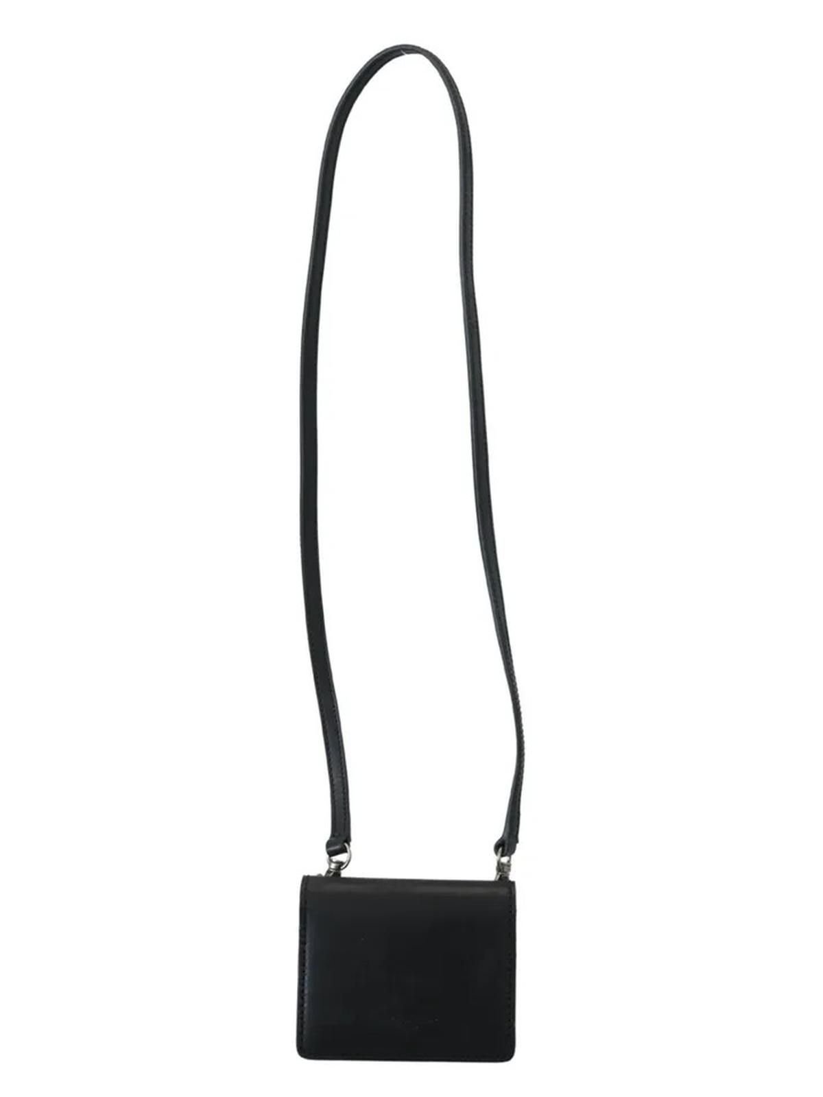 Dolce & Gabbana Dolce & Gabbana Women's Black Leather Bifold Shoulder Sling Wallet - 4