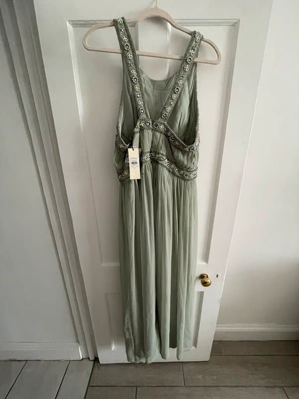 Topshop Topshop occasion/evening mint green embellished dress