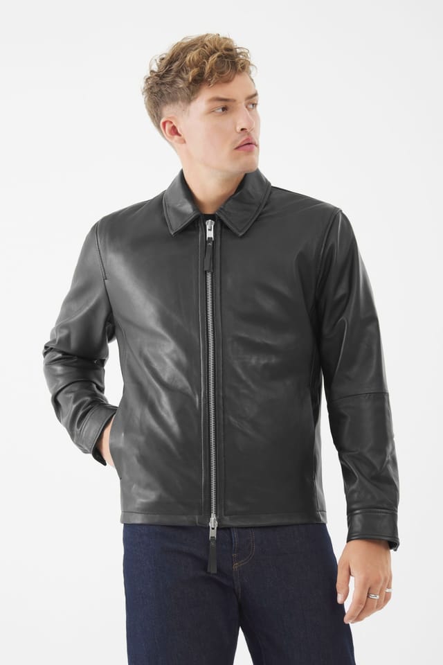 Bolongaro Trevor Bolongaro Trevor Men's Real Leather Timothy Jacket in Black - 3